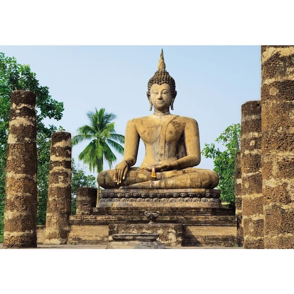 Ideal Decor 100 in. x 144 in. Sukhothai Wall Mural