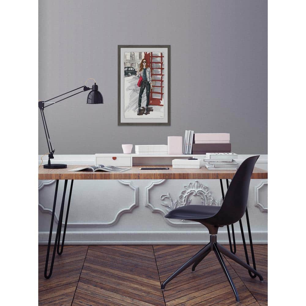 18 in. H x 12 in. W Payphone Chic by Parvez Taj Framed Wall Art