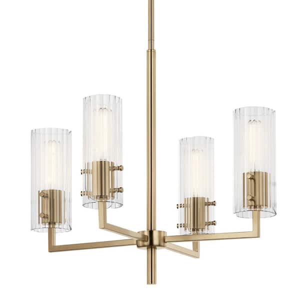 Kichler Velestino 6-Light Gold Modern/Contemporary Chandelier
