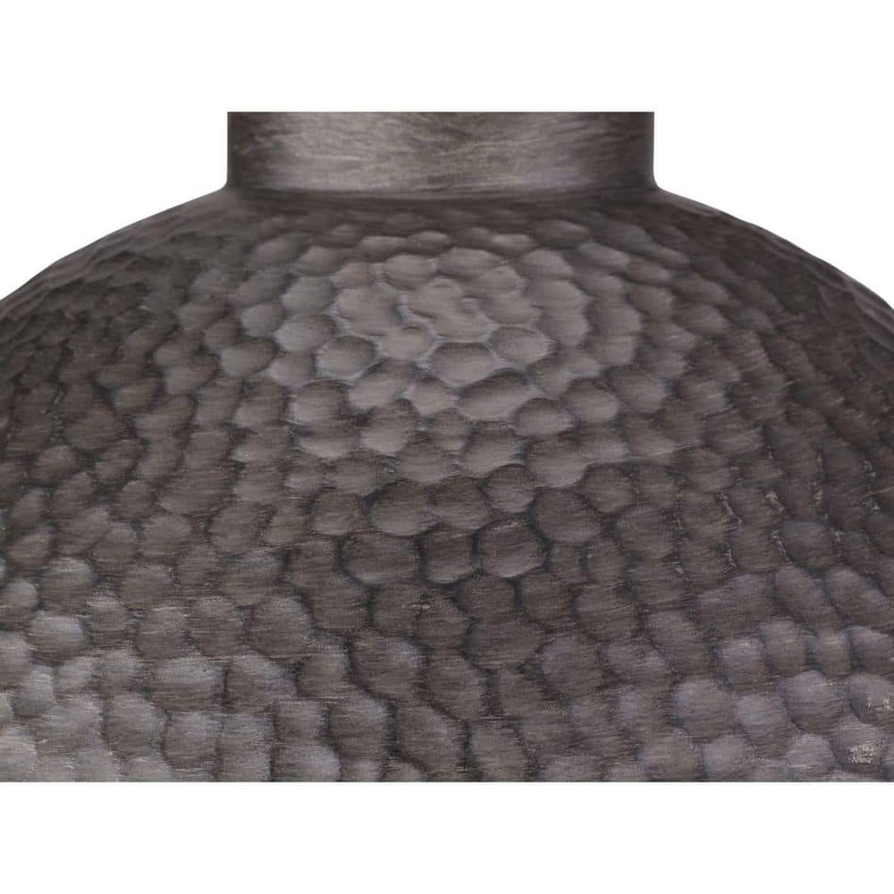 Antique Pewter Hammered Copper Wall Lantern, 12-inch