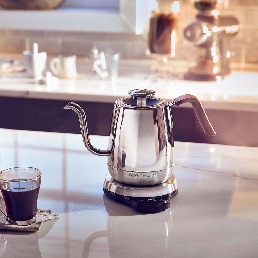 Stainless Steel Digital Gooseneck Kettle with Temperature Control