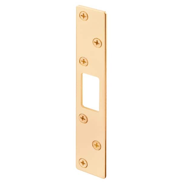 Prime-Line Brass Security Strike, 1-1/8 in. x 6 in.