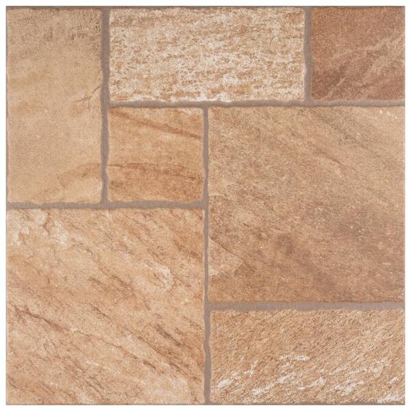 Merola Tile Azores Beige 17-7/8 in. x 17-7/8 in. Porcelain Floor and Wall Tile (11.25 sq. ft./Case)