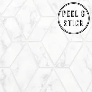 Marble Geo Peel and Stick Removable Wallpaper