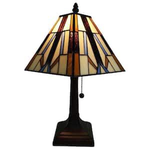 15.5 in. Tiffany Style Mission Table Lamp