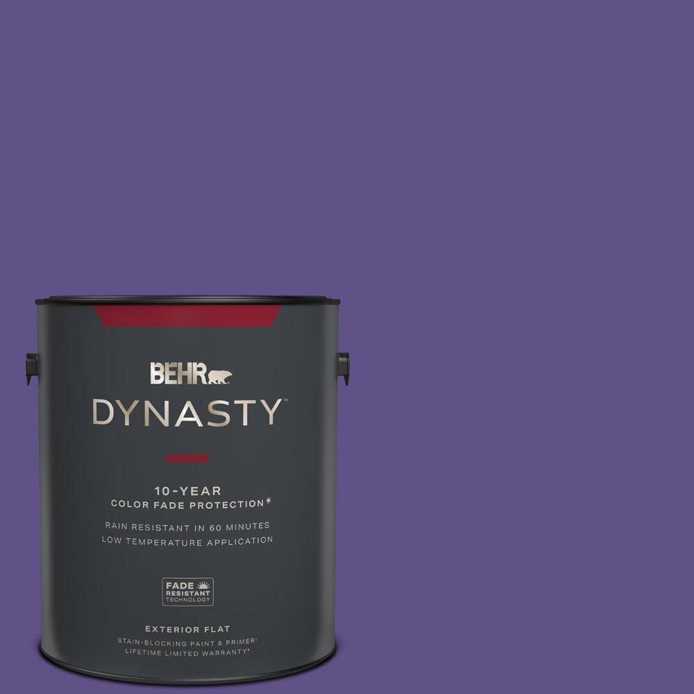 BEHR DYNASTY 1 gal #P560 7 Kings Court Flat Exterior Stain Blocking BEHR DYNASTY 1 gal #P560 7 Kings Court Flat Exterior Stain Blocking