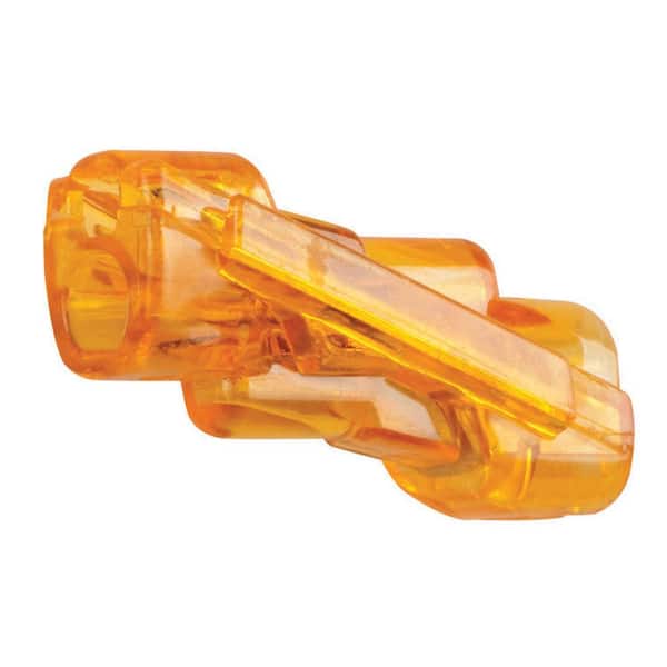 IDEAL Spliceline 42 Orange In-Line Push-In Butt Splices (10-Pack)