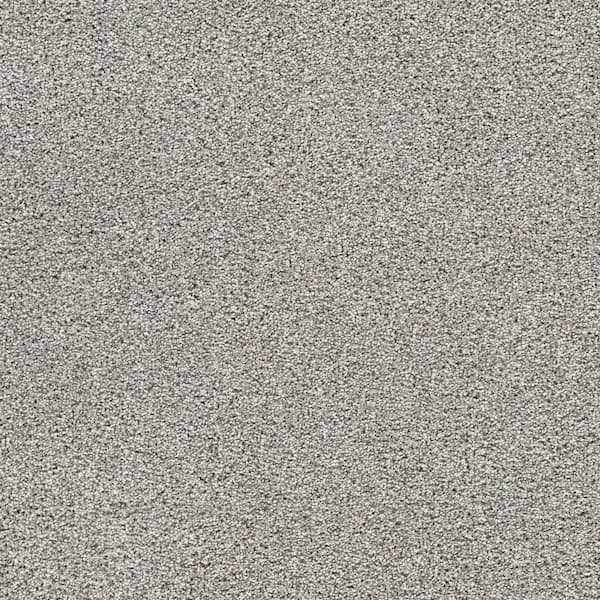 Lifeproof Evermore III - Eternal Gray - 65 Oz. SD Polyester Texture Installed Carpet