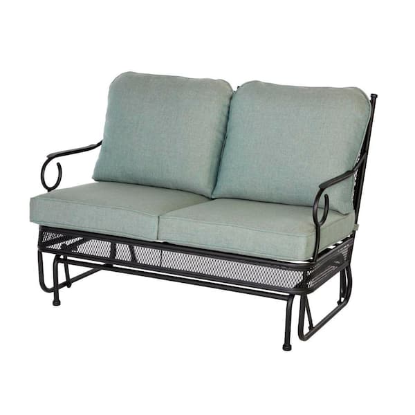 hampton bay glider loveseat