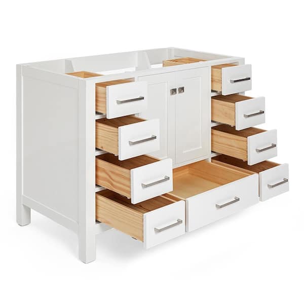 Cambridge 48 in. W Vanity Cabinet Only in White Cambridge 48 in. W Vanity Cabinet Only in White