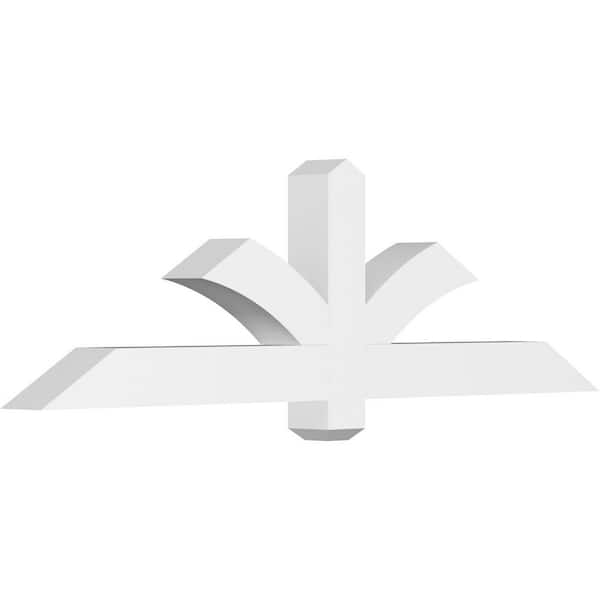 Ekena Millwork Redmond 60 in. W x 17.5 in. H x 4 in. D Signature Polyurethane Bracket