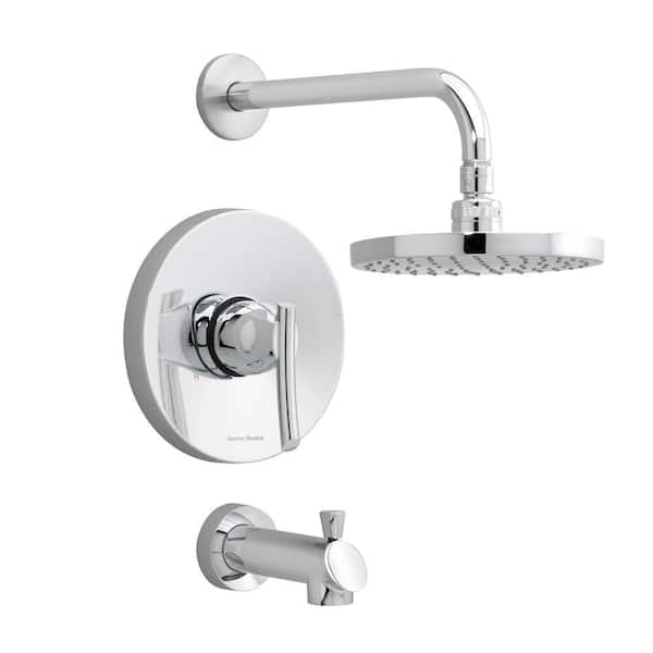 American Standard Green Tea 1-Handle Tub and Shower Faucet Trim Kit in Polished Chrome (Valve Sold Separately)