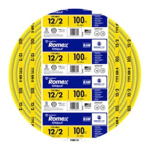 100 ft. 12/2 Solid Romex SIMpull CU NM-B W/G Wire