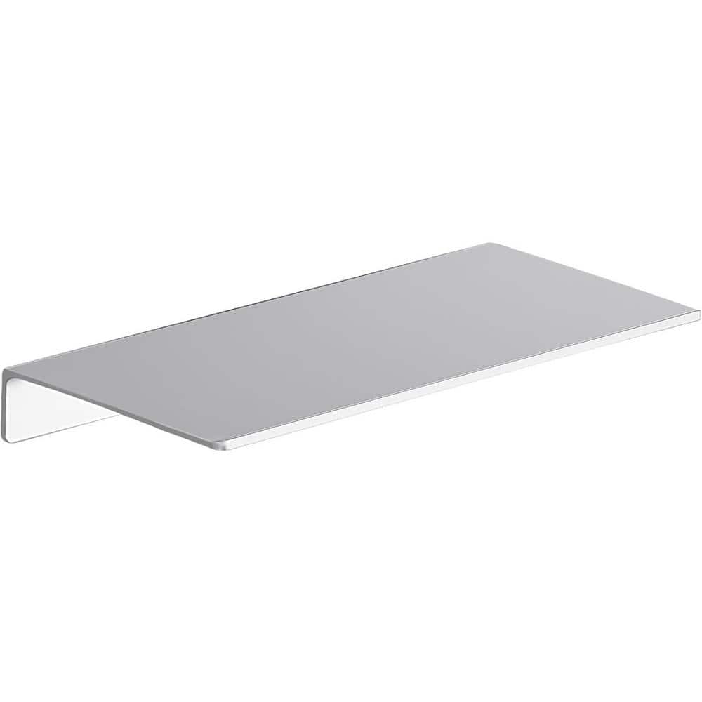 7.87 in. W x 4.92 in. D Silver Floating Shelves for Wall Decor 1-Decorative