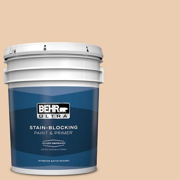 BEHR ULTRA 5 gal. #270E-2 Sandpoint Extra Durable Satin Enamel Interior Paint & Primer