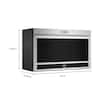 Whirlpool Whirlpool 30 in. 1.1 Cu. ft. Over-the-Range Flush Built-In Microwave -Toaster Oven Combo in Fingerprint Resistant Stainless Steel MMMF8030PZ 2