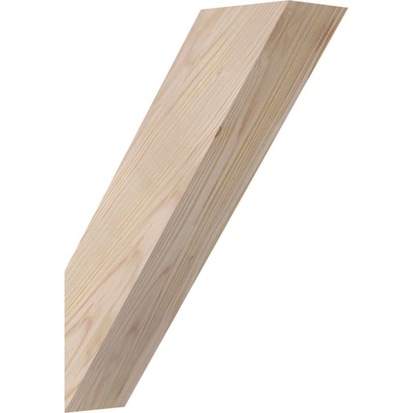 Ekena Millwork 3 1/2"W x 12"D x 16"H Traditional Smooth Knee Brace, Douglas Fir