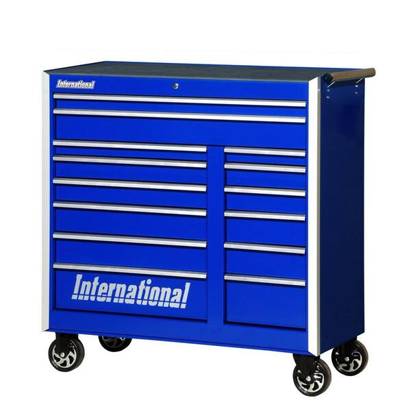 International Pro Series 42 in. 14-Drawer Cabinet, Blue