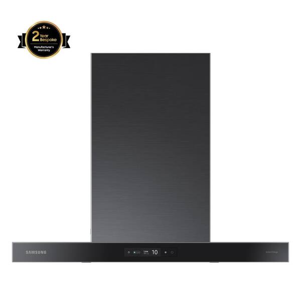 Samsung 30" BESPOKE Wall Mount Range Hood in Clean Deep Charcoal