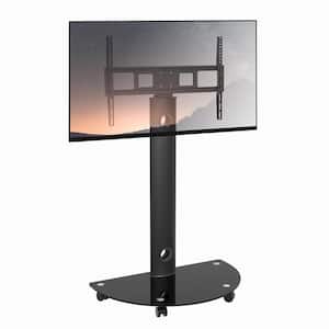 Heavy Duty Premium Universal Mobile Swivel TV Mount Portable Floor Stand for 32-72 in. TVs up to 88 lbs.