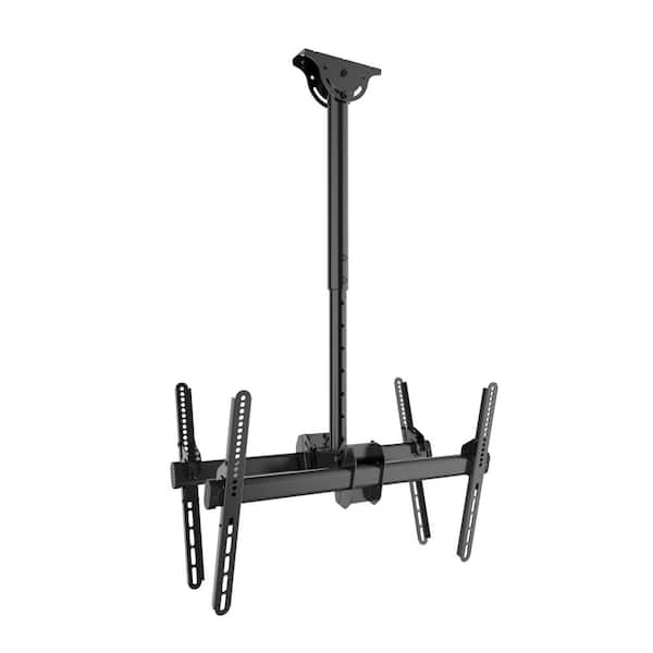 ProMounts Large Double-Sided Tilt Ceiling Mount TVs 37-80in. to 99lbs. each Dual Back-to-back Easy to install TV Ceiling Mounts