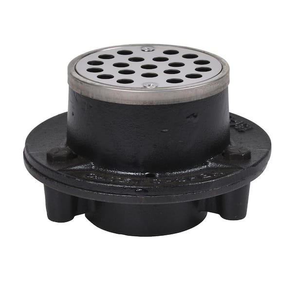 Oatey 2 in. 151 Series Cast Iron Drain with 2 in. NPT Connection