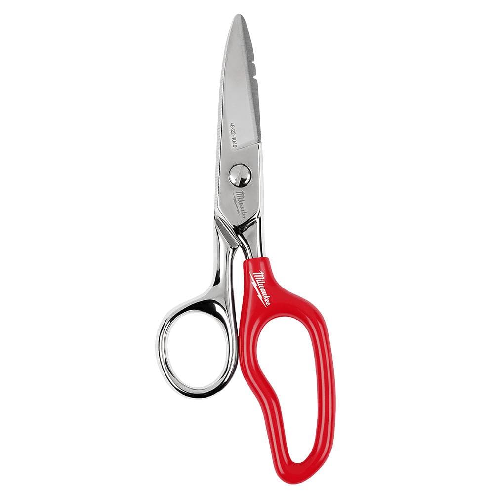 切手48 Milwaukee Electrician Scissors with Extended Handle 48-22-4049