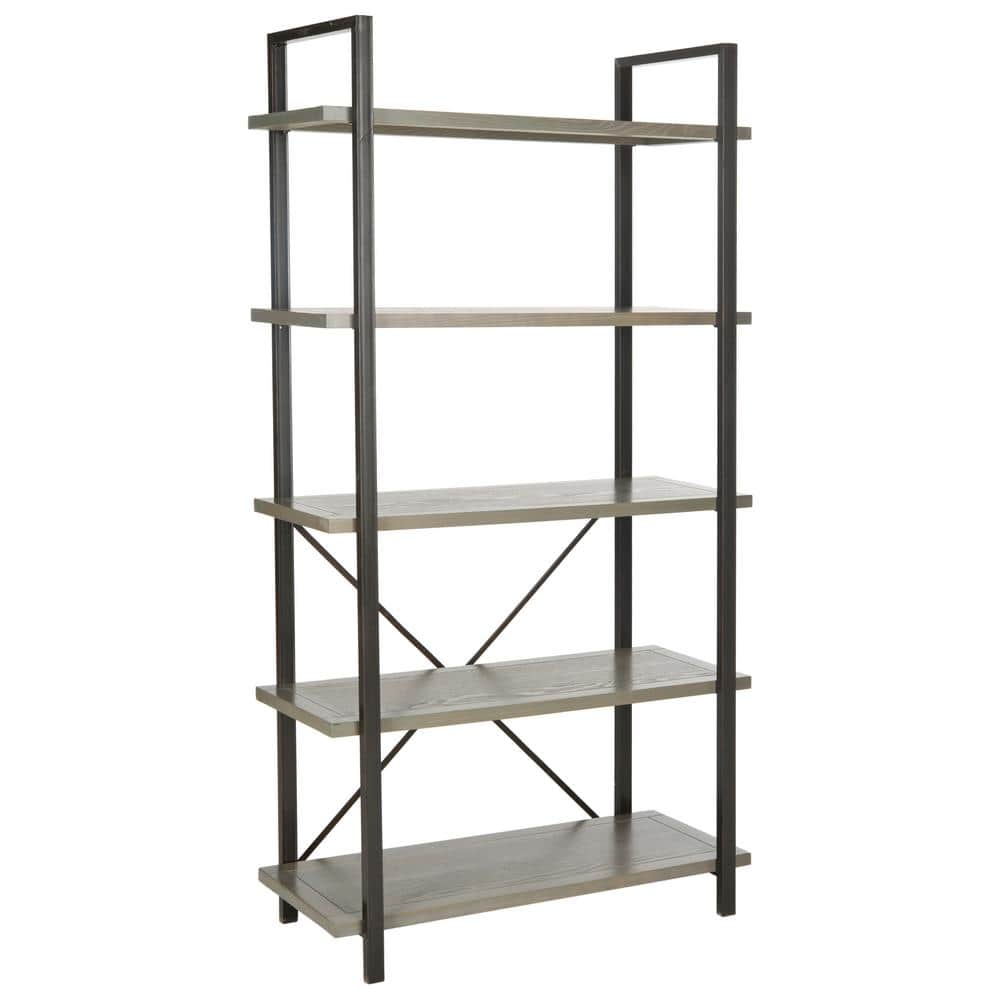 Chantel Ash Grey 5-Tier Industrial Etagere