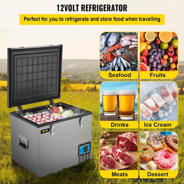 Car Refrigerator, Portable Mini Fridge 6 Liter Electric DC 12V For Beverage  Seafood Fruits Travel