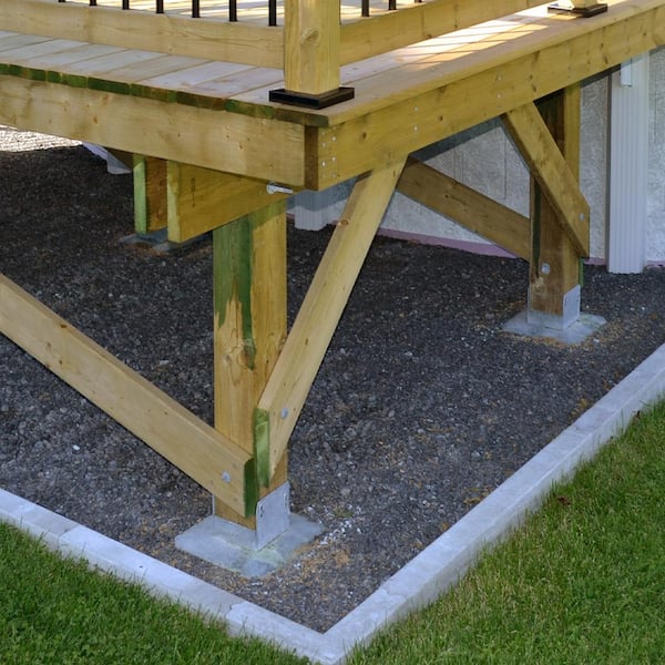 3.75 in. x 3.75 in. Steel Post Saddle