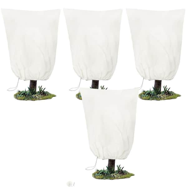 MOEPISY 95 x 80 in. Huge Plant Covers Freeze Protection Frost Cloth for Outdoor Plants, 2. 82oz/yd² Thickened Winter Tree Covers