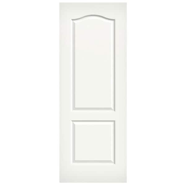 JELD-WEN 32 in. x 80 in. Princeton White Painted Smooth Solid Core Molded Composite MDF Interior Door Slab