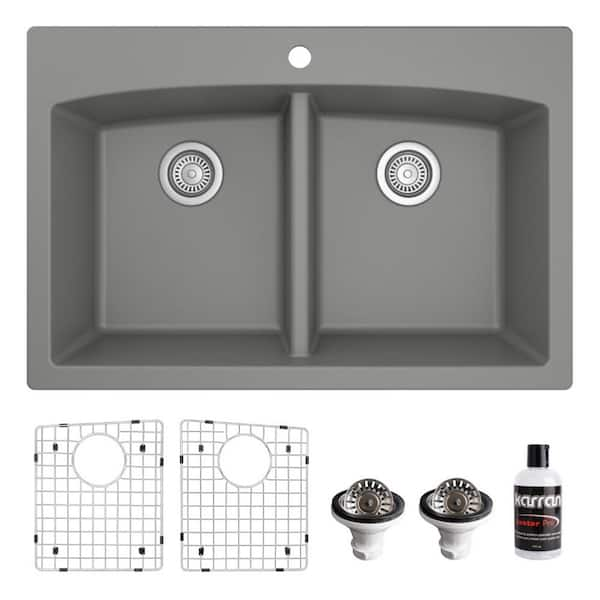 https://images.thdstatic.com/productImages/7682dfe4-ceec-4db6-a803-436d3a3b97b6/svn/grey-karran-drop-in-kitchen-sinks-qt-710-gr-pk1-64_600.jpg