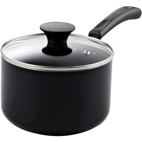 Misen 3 QT Nonstick Saucier Pan with Lid - Reduction Sauce Pan - Non Stick  Saucepan Black