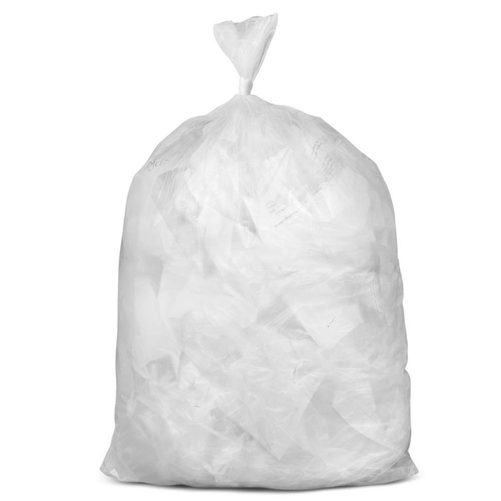 Plasticplace 65 Gal. Clear Trash Bags, 1.5 mil, 50 in. x 48 in. (50