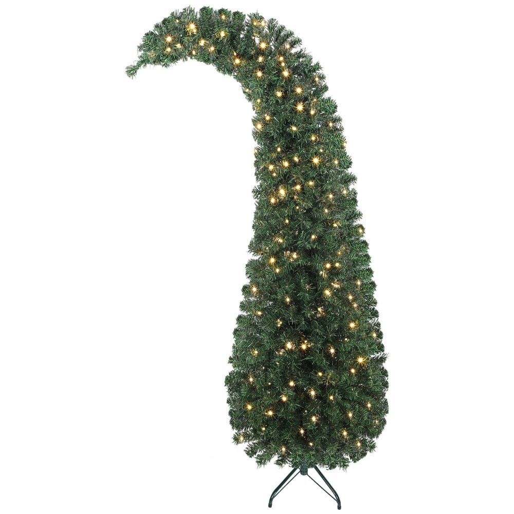 72 in. H Holiday Artificial Christmas Tree with 200 LEDs and Metal Stand (1-Pack) price history on PriceWatchPro