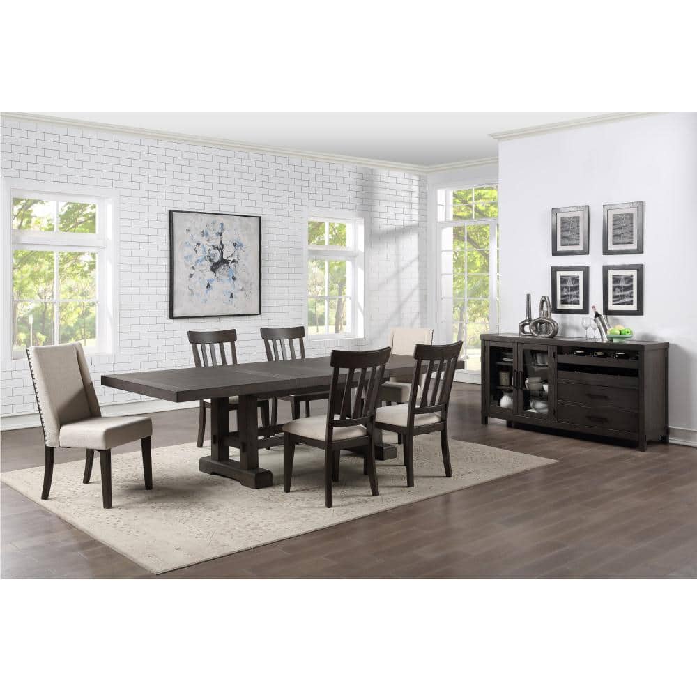 Dusky Cedar Extendable Farmhouse Dining Table for Ten