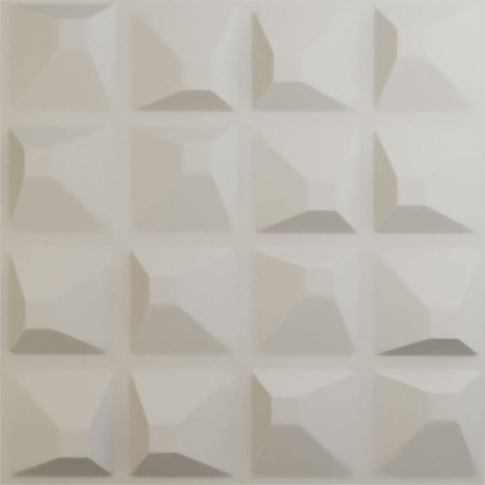 19 5/8 in. x 19 5/8 in. Tristan EnduraWall Decorative 3D Wall Panel, Satin Blossom White (Covers 2.67 Sq. Ft.) price history on PriceWatchPro
