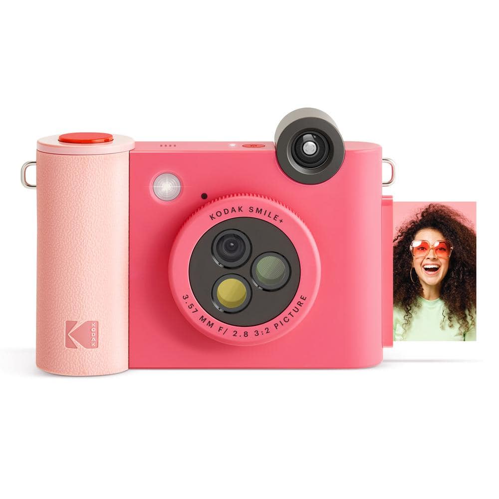 Kodak Smile+ Wireless 2x3 Digital Instant Print Camera with Effect Lenses, Fuchsia