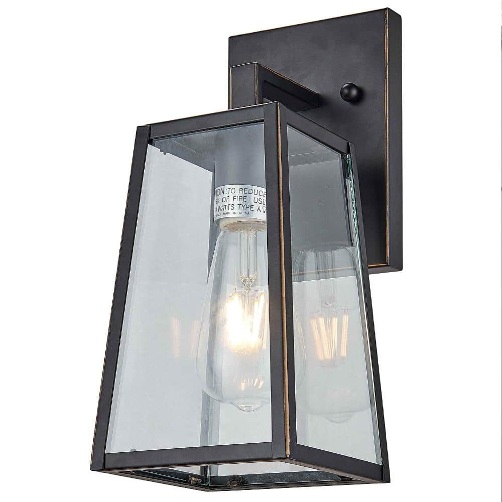 Marjorie 1-Light Imperial Black Wall Sconce with No Additional Features