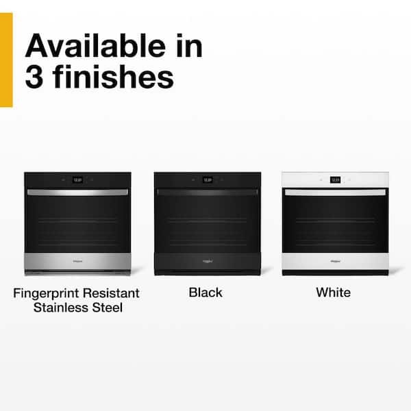 Whirlpool 27 in. Single Electric Wall Oven with Convection Self