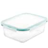 LOCK & LOCK Purely Better Glass Divided Rectangular Food Storage Container  32-Ounce LLG445C - The Home Depot