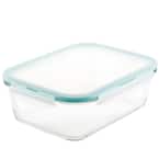 Glasslock] 64oz/1900ml Rectangular Food-Storage Containers with