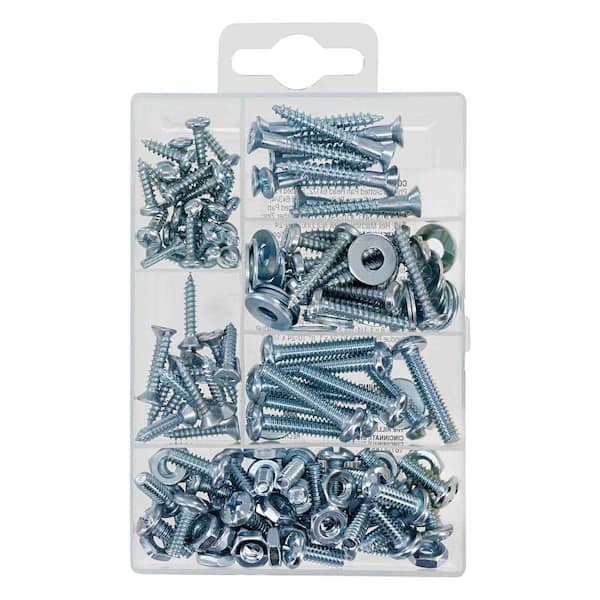 Hillman Household Screw, Nuts, and Washers Assorted Kit (155-Pack