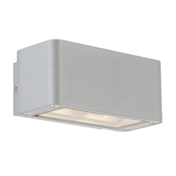 Eurofase 4-Light Marine Grey Outdoor Integrated LED Wall Lantern Sconce
