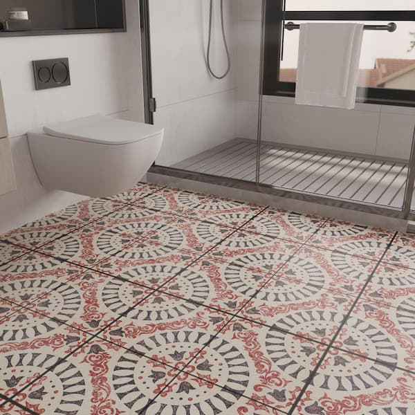 24 in. X 120 in. 4 MIL Colored Peel & Stick Vinyl Sheet Flooring, Cut to Length, Water-Resistant Flooring Roll