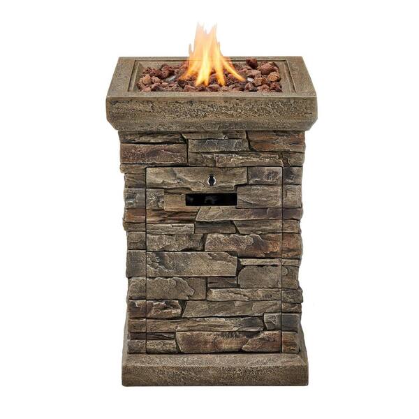 hampton bay propane fire pit column