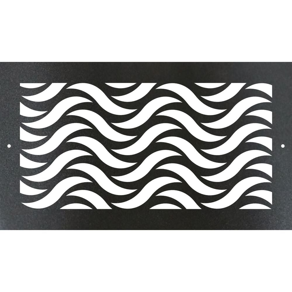 Metal Screw-In Floor Register. Duct Opening 6x10 (Overall 8x12) - Waves Design price history on PriceWatchPro