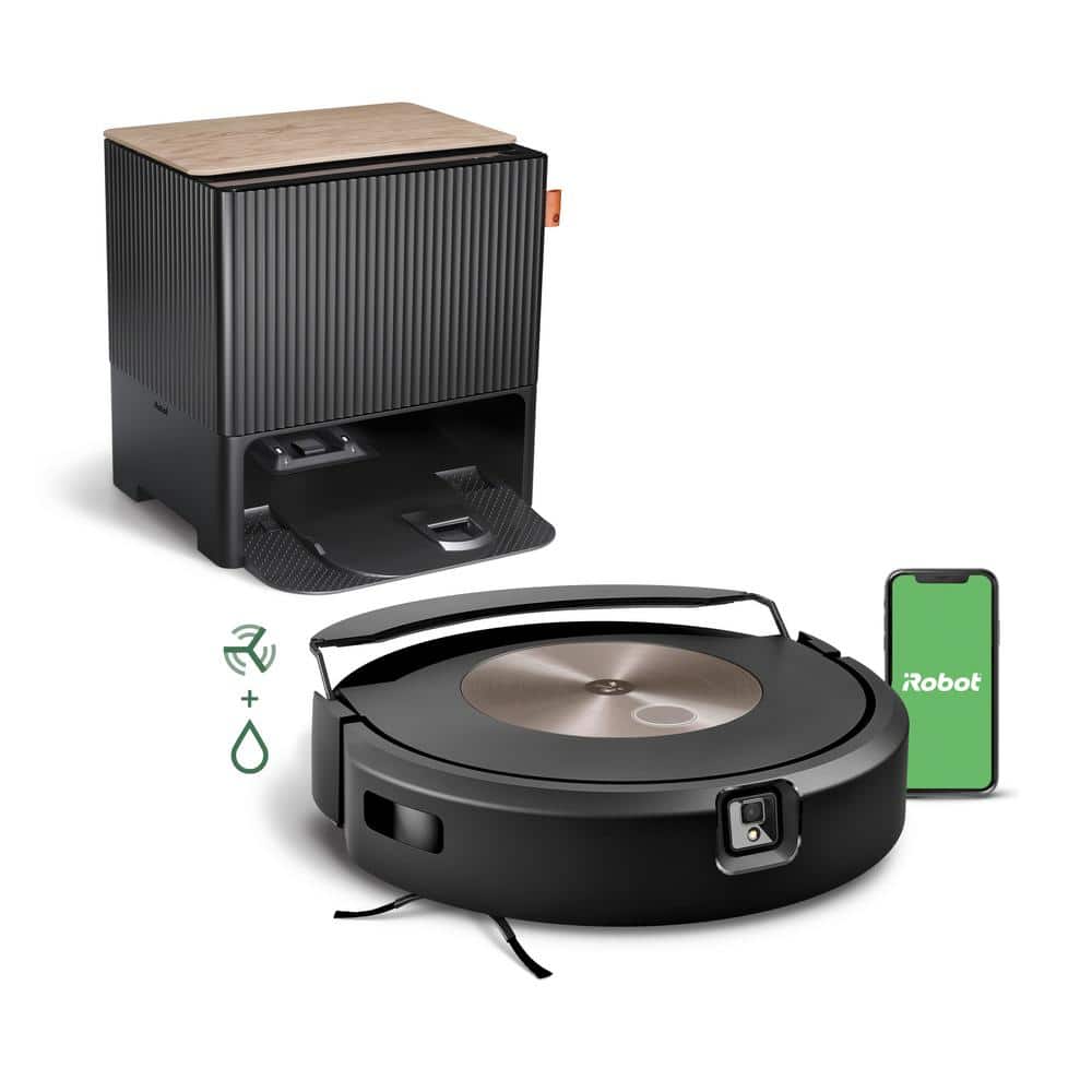 iRobot Roomba Combo j5+ Self-Emptying Robotic Vacuum and Mop j557020 - The  Home Depot