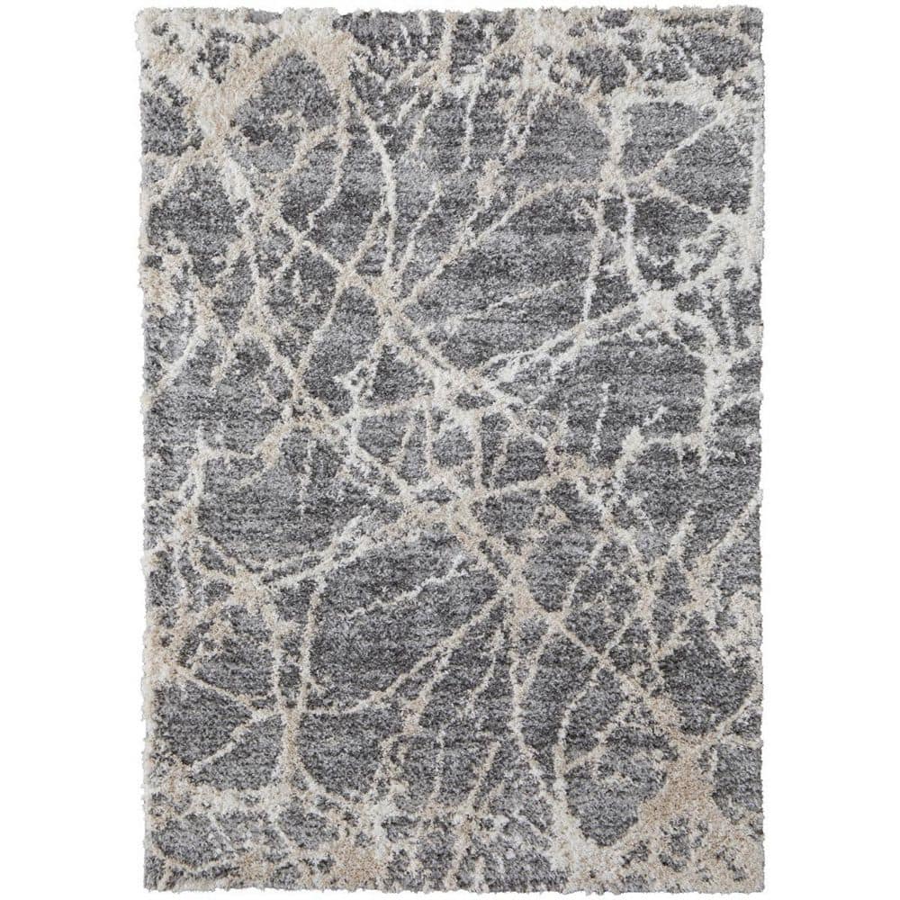 2 ft. x 8 ft. Gray, Ivory Abstract Area Rug price history on PriceWatchPro